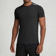 thumbnail image 2 of Men's Workout Running Shirts, Dry Fit Moisture Wicking T-Shirt, Gym Athletic Short Sleeve Tee Shirts Men White T Shirt, 2 of 9