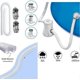 thumbnail image 3 of Swimming Pool Hose, 2Pcs 32mm Hose for Above Ground Pool, 150cm/59in Swimming Pool Pump Hose for Intex 330 GPH, 530 GPH and 1000 GPH, 3 of 4