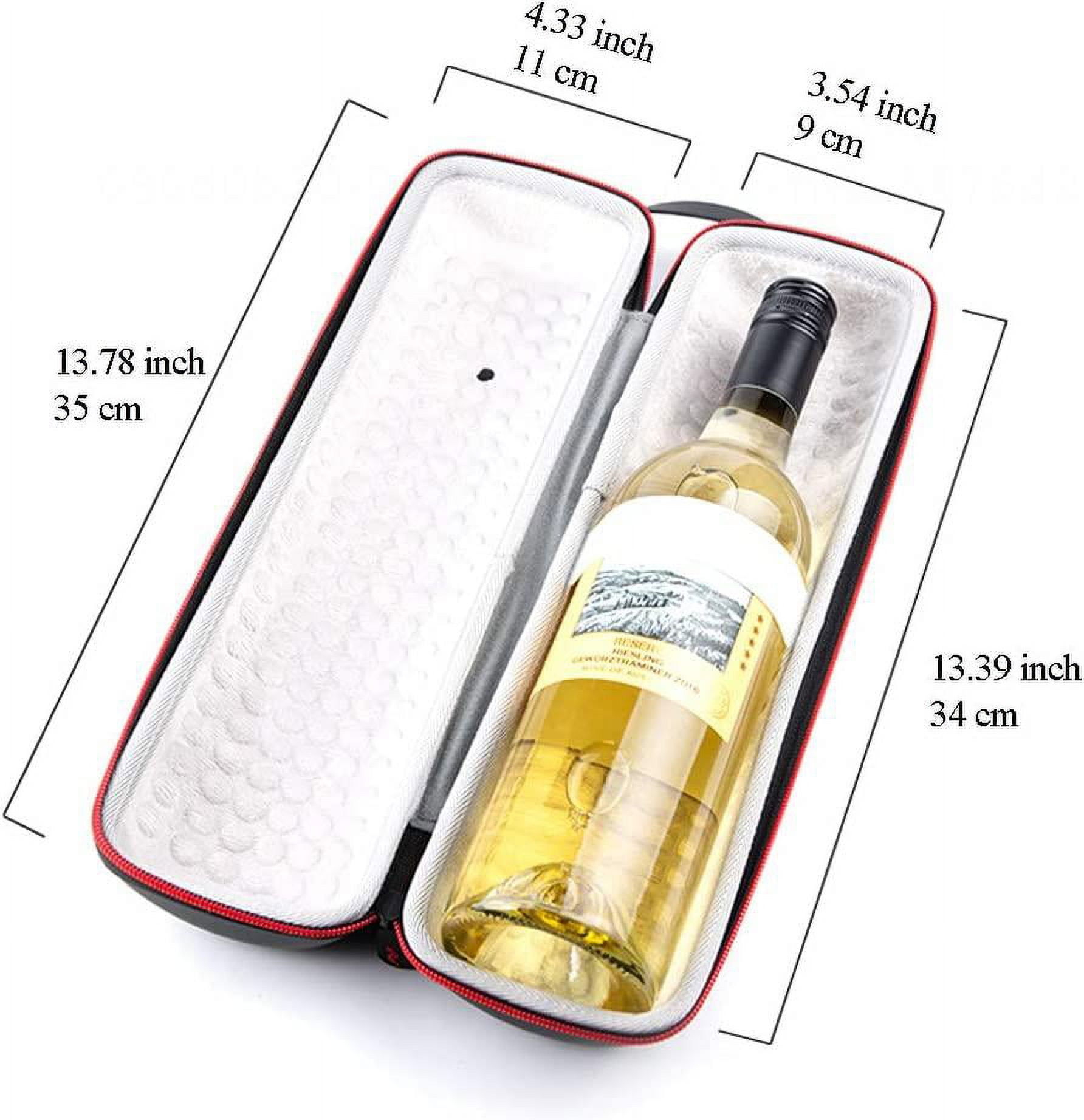Portable Protective Wine Glasses Bottle EVA Carrying Case - China Wine  Bottle Case and Wine Travel Case price