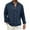 Dark Blue #5, variant on Zimjoy Mens Button Down Long Sleeve Shirts Solid Color Turn Down Collar Dress Shirts for Men Wrinkle Lightweight Mens Business Casual Shirts, Green L