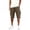 Coffee, variant on Blue Cargo Shorts for Men Big and Tall Multi Pockets Classic Design Cargo Shorts Hiking Drawstring Elastic Waist Shorts, Navy 4XL