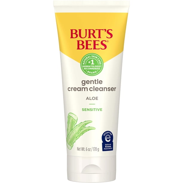 Crema limpiadora Burt's Bees Gentle con aloe 180 ml para pieles sensibles