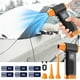 thumbnail image 1 of Sopladora de nieve 110000 Pulverizador de aire eléctrico portátil | Motor de alta velocidad a 110.000 RPM, presión de 160g, viento de 40 m/s, batería de 4000 mAh, luz LED | Limpieza de coches con, 1 of 9
