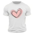 thumbnail image 4 of hotojiny Valentine's Day Shirts for Men Summer Short Sleeve Cute T-Shirt Lightweight Crew Neck Printed Beach Tops, 4 of 4