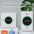 thumbnail image 4 of Interruptor Inteligente Tuya Wifi Botón de Liberación de Salida de Puerta Sin Contacto Inducción Infrarroja para Control de Acceso Control Remoto A, 4 of 5