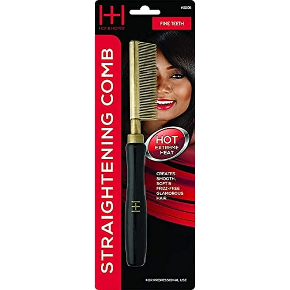 Annie- Straightening Comb - Fine Teeth - Both for Long and Short Hair - Frizz Free Style