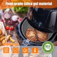 thumbnail image 2 of POINTERTECK Friteuse à Air Chaud Silicone Liner Pot avec Diviseur Multipurpose Friteuse à Air Panier en Silicone avec Poignée Pliable Friteuse à Air Plateau en Silicone Réutilisable Ronde Friteuse à Air Casserole en Silicone, 2 of 9