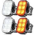 thumbnail image 1 of YSTIANN Bike Lights Ultra Slim, Rechargeable Bicycle Lights Front and Rear, 4+6 Modes Bike Light, Waterproof IP65 Cycle Lights for Road Safety, 1.5 Hrs Fast Charging Bike Light Cycling Headlights Set, 1 of 7