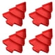 thumbnail image 1 of Bandejas para servir divididas de 4 piezas, bandejas para aperitivos, adornos navideños, aperitivos de viaje rojo, 1 of 9