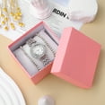 thumbnail image 5 of KAKOWELY 2pcs Rhinestone Watch and Bracelet Set Watch Shiny Quartz Watch for Lady,7.87X"X1.38"X0.2", 5 of 5