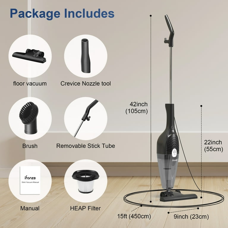Walmart Black Friday Deals 2025 Qunler 25KPa Corded Stick Vacuum