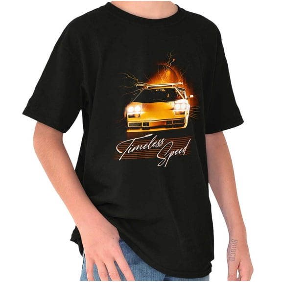 Timeless Speed Muscle Car Headlights Boys Kids T Shirt Tees Tops Teen Brisco Brands S