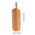 thumbnail image 2 of WHAMVOX 1Pcs Charcuterie Board Pizza Tray Wood 16.11x4.72in Acacia Wood For Restaurant Use, 2 of 8