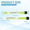 thumbnail image 2 of Uxcell Magnetic Whiteboard Pen, 1-2mm Fine Tip Dry Erase Green Markers, 6Pcs, 2 of 6