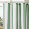 thumbnail image 3 of Vertical Striped Shower Curtain, Cute Retro Vintage Stripe Bow Bathroom Shower Curtain, Waterproof Polyester Fabric Modern Shower Curtain for Bathroom 72x72 Inches (Sage Green), 3 of 6
