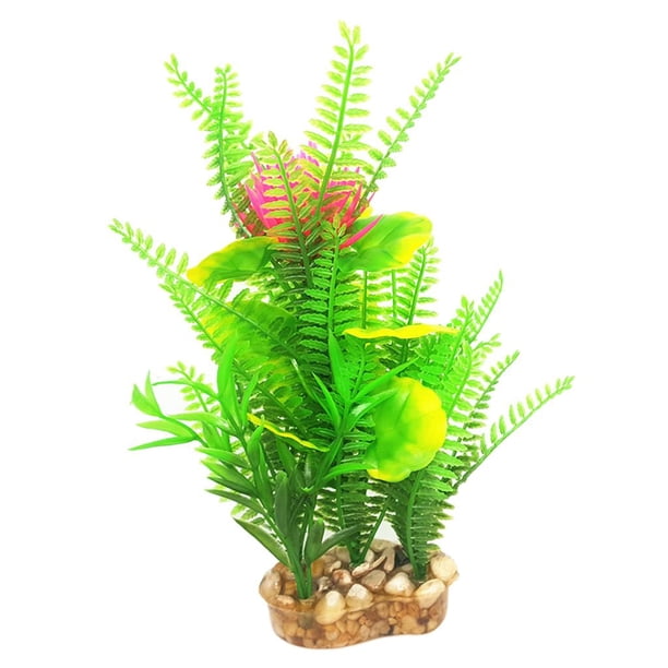 Hierba -simulación Hierba de Acuario Planta Acuática Accesorios No Tóxicas Duraduro 17 Salvador Hierba de acuario artificial