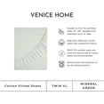 thumbnail image 2 of 100% Cotton Fitted Sheet Only - Deep Pocket up to 16inch - All-Around Elastic - T-Shirt Fabric Jersey Knit - Extra Soft - Easy Fit - All Season - Comfy, 2 of 4