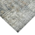thumbnail image 3 of 5' x 8' Gray and Orange Abstract Power Loom Area Rug, 3 of 3