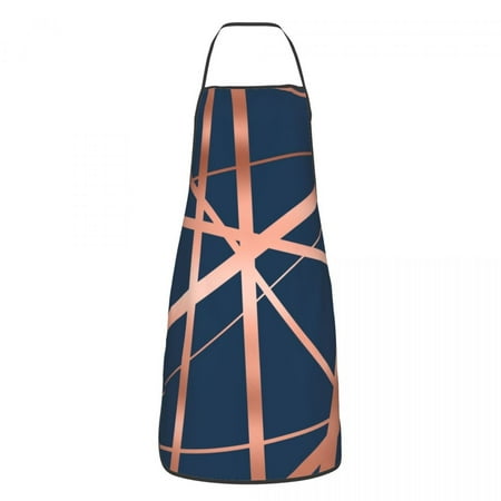 

Geometric Stripes Pattern Apron Women Men Abstract Adult Unisex Kitchen Chef Bib Tablier Cuisine Cooking Baking Painting