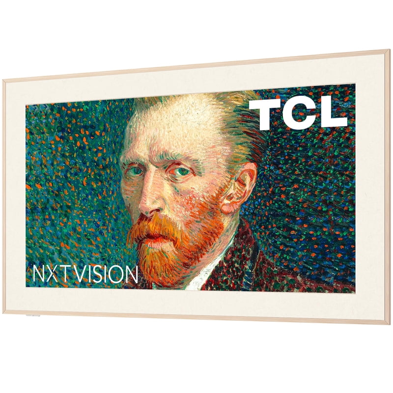 TCL 65" Class NXTVISION TV QLED 4K Smart Google TV and Flush Wall Mount (NEW 2024) - Art TV, Matte Anti-Glare Screen, 120Hz - 65A300W gallery view