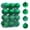 Green, variant on Fllostpr 24PC Electroplated Christmas Ball Ornaments, Shatterproof Hanging Decor Set for Xmas Tree Wreath Garland Party Indoor, Green 1.2"