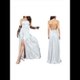 thumbnail image 2 of Vestido Elegante de Noche para Mujer, Sin Mangas, con Hombros Descubiertos, Ajustado, y Formal para Fiesta M, 2 of 10