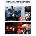 thumbnail image 2 of Benlari Deflectores de aire de marco medio negro brillante Deflector de escudos térmicos 2009-2024 Compatible para Harley Davidson Touring Street Glide Road Glide Electra Glide Road King Ultra Limited, 2 of 5