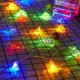 thumbnail image 5 of Guirnalda de luces LED de hierro forjado con hojas doradas, guirnalda de luces LED huecas con hojas doradas, longitud total de 5 m, 50 LED de color blanco cálido., 5 of 5
