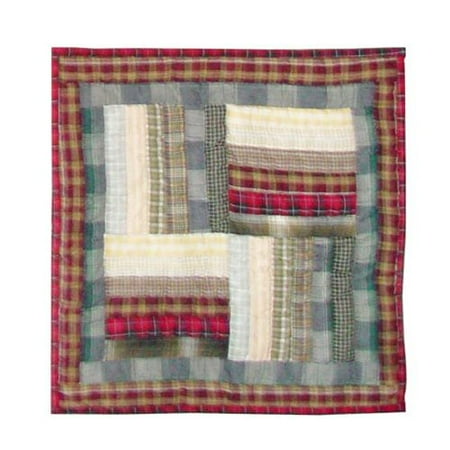 Patch Magic Stepping Stone Cotton Throw Pillow