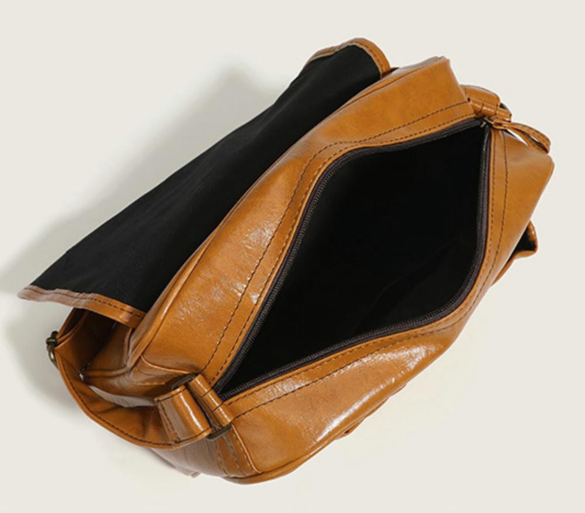 Municipal Crossbody Messenger Bag for Men Women Vintage Shoulder Bags Tote Purse Satchel Handbags with Adjustable Strap