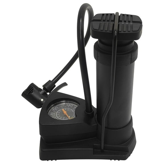 Portable Universal High Pressure Bike Pump Motor Bicycle Foot Pump with Tire Air Pressure Gauge