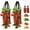 Red, variant on DISEN 2pcs Hanging Planters, 13 Holes Garden Upside-Down Plant Grow Bags for Strawberry, Green