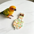 thumbnail image 5 of Reusable Bird Diaper Flight Suit with Adjustable Straps Leakproof Lining for Cockatiel Parrot Pigeon Conure Sun Parakeet Macaw(Yellow,XS), 5 of 6