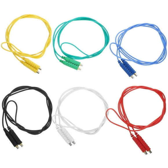 LEEYNEER Magnetic Test Leads with Silicone Copper for Multimeter 20AWG Jumper Wire Assorted Color