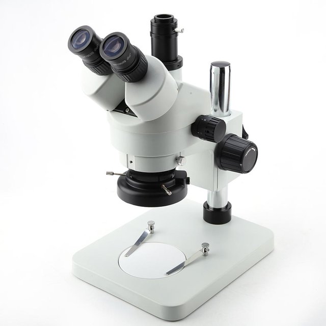 Khall Stereo Microscope, Trinocular Microscope,Trinocular Magnification Stereo Zoom Microscope WF10X / 20mm Eyepieces
