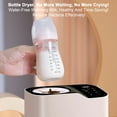 thumbnail image 3 of Pink Milk Warmer with Thermostatic Feeding Waterless Heating Rotary Heating Easy to Use Universal Baby Bottle Warmer for Safe Heating, 3 of 8