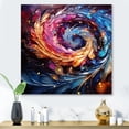 thumbnail image 2 of Designart "VORTEX" Abstract Spirals Metal Wall Art, 2 of 5