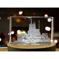 thumbnail image 5 of Sagrada Família 3D Engraved Crystal Keepsake Souvenir, 5 of 6