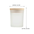 thumbnail image 3 of SENSETH Food Containers Glass Candle Jars with Bamboo Lids for Candles and Storage, 3 of 6