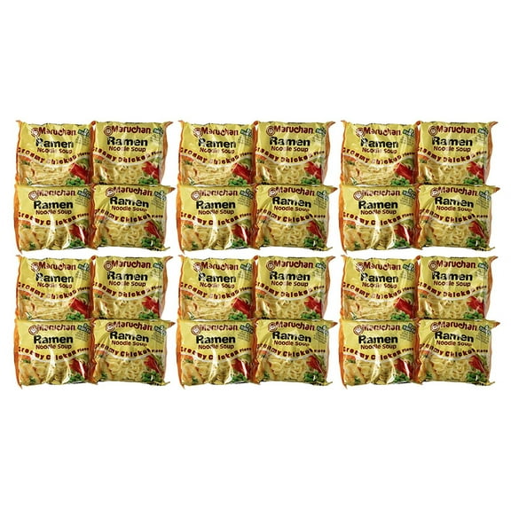 Maruchan Ramen Creamy Chicken, 0.1875-Ounce Packages (Pack of 24)
