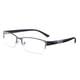 thumbnail image 1 of Gafas de lectura de negocios antiluz azul para hombre, lentes de Metal con media montura, protección ocular para dioptrías de oficina + 1,0 1,5 2,0 2,5 3 3,5 4,0, 1 of 4