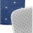 thumbnail image 2 of Simply Daisy 34" x 21" Plush Microfiber Blue Dorothy Dot Bath Mat, 2 of 3