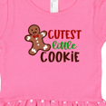 thumbnail image 3 of Inktastic Cutest Little Cookie Cute Christmas Gingerbread Man Girls Toddler Dress, 3 of 4