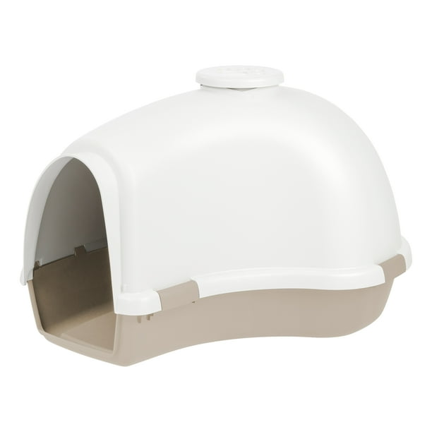 Iris Usa Igloo Shaped Dog House White Almond Walmart Com Walmart Com