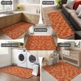thumbnail image 6 of Runner Rug 15.7"x47.2", Abstract Geometric Non Slip Backing Floor Mats Area Rugs, Absorbent Muddy Dirt Trapping Carpet for Hallway Entryway Kitchen Bedside Living Room Modern Minimalist Grid Gingham, 6 of 7