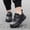 Black, variant on RTKFRFLM Boys Fashionable Casual Shoes Non- Patchwork Athletic Sneakers White 9-9.5 Years
