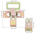 thumbnail image 3 of MRLESS 1 Set Sofa Position Buckles Furniture Accessories Heavy Duty Couch Connecting Fittings Metal Position Location Buckles For Sofa, 3 of 8