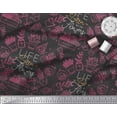 thumbnail image 3 of Soimoi Velvet Fabric Cactus Tree Print Fabric by The Yard 58 Inch Wide, 3 of 3