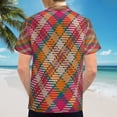 thumbnail image 6 of High Quality Hawaiian Shirts for Men Short Sleeve Aloha Beach Shirt Floral Summer Casual Button Down Shirts Blouses 86MPVJ, 6 of 7