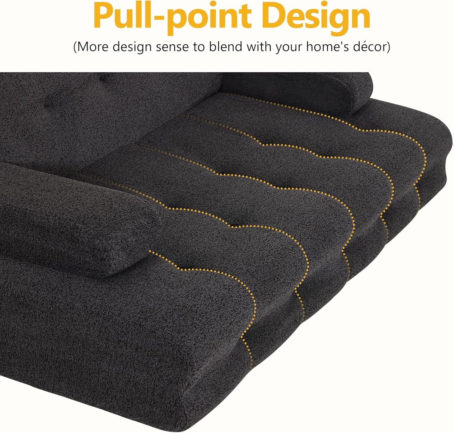 Lovupet Dog Sofa Bed for Large Breed, Dog Couch Sleeping Bed with Anti-Slip Bottom, PS579